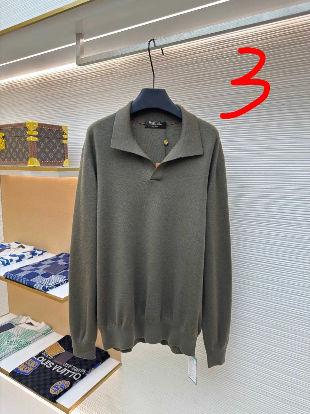 wg.luxury-- R18ph Polo wool oversized 3colour item:E-F509L0548-3H